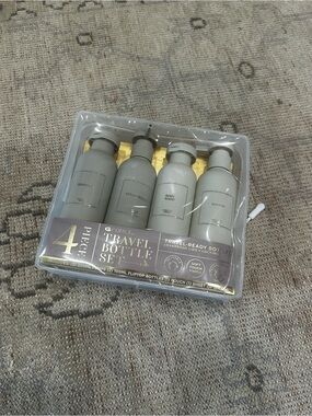 GForce 4-Piece Travel Bottle Set in Neutral